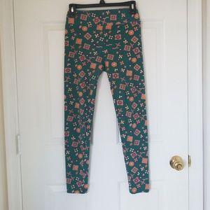 Green Lu la roe leggings